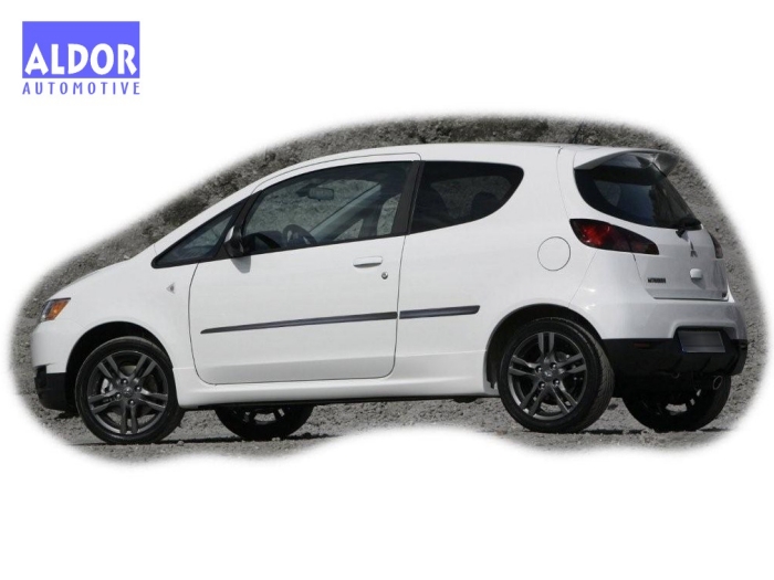 Stootstrips geschikt voor Mitsubishi Colt (Z30) 2004-2013 3-deurs hatchback set zijportieren