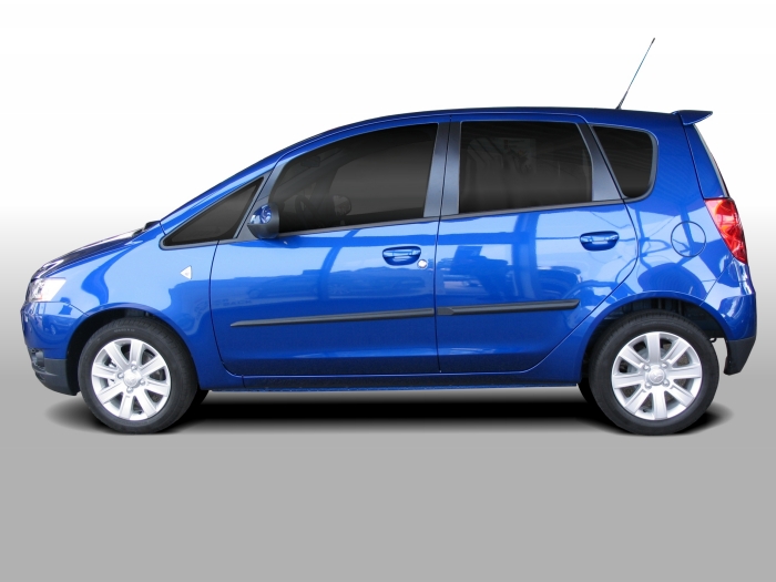 Stootstrips geschikt voor Mitsubishi Colt (Z30) 2004-2013 5-deurs hatchback set zijportieren