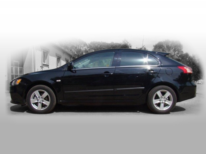 Stootstrips geschikt voor Mitsubishi Lancer (CY0) Sportback 2007-2017 5-deurs hatchback set zijportieren