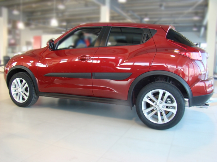Stootstrips geschikt voor Nissan Juke (F15) 2010-2019 set zijportieren