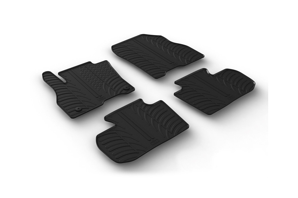 Tapis convient à Nissan Leaf (ZE1) 2018-présent 5 portes bicorps caoutchouc Rubbasol