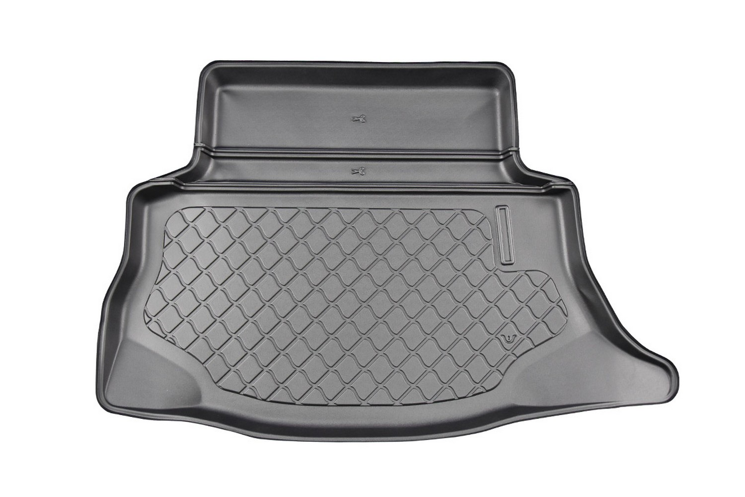 Kofferbakmat geschikt voor Nissan Leaf (CZ0) 2010-2017 5-deurs hatchback Guardliner anti-slip PE/TPE rubber