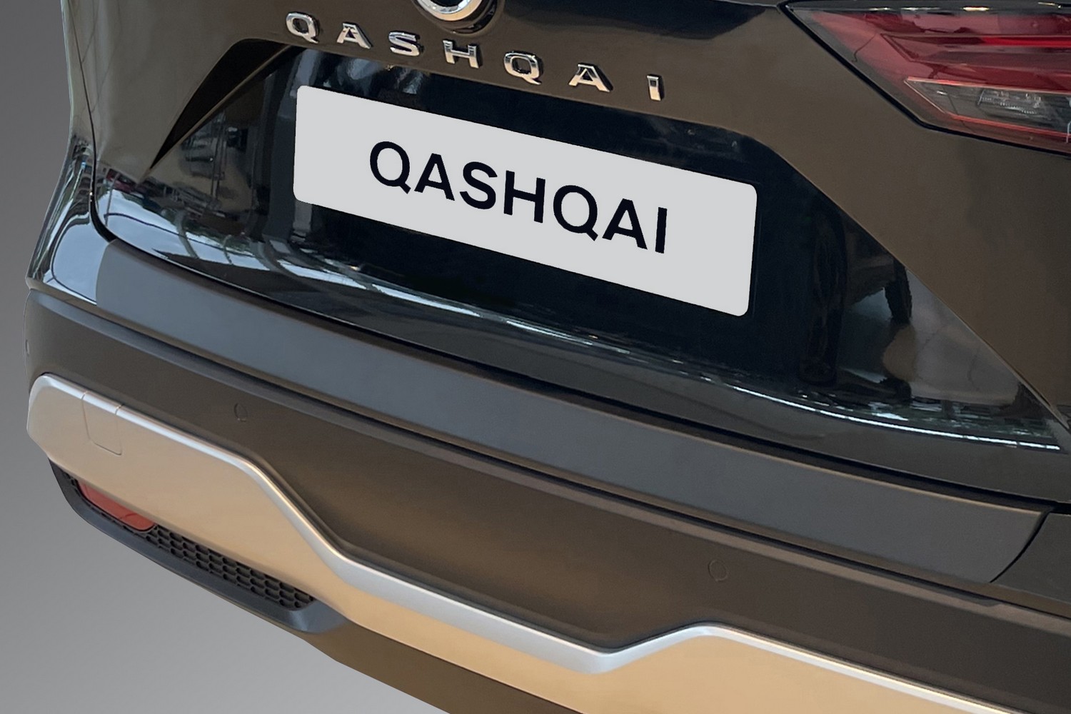 Rear bumper protector suitable for Nissan Qashqai (J12) 2021-present ABS - carbon look