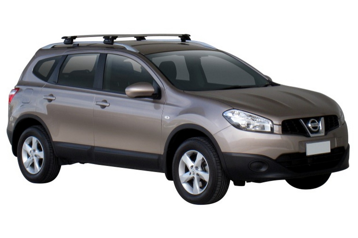 Roof bars Nissan Qashqai+2 (J10) 2008-2013   Yakima Whispbar Through Bar - NIS1QAWR (1)