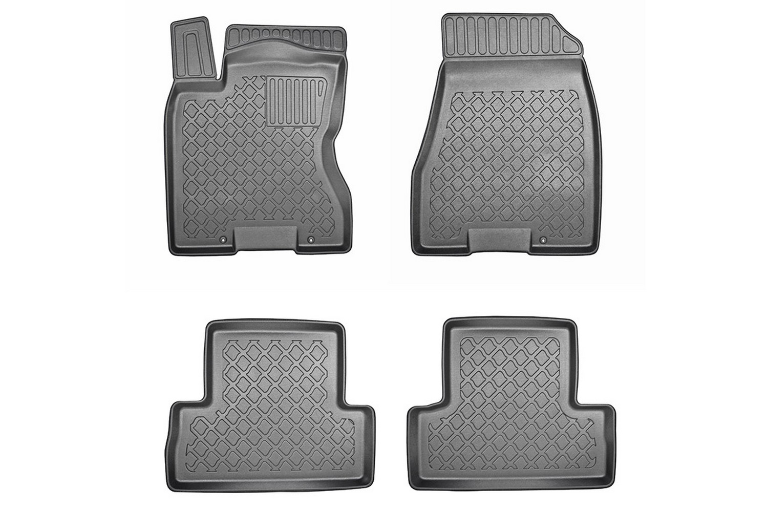 Tapis convient à Nissan X-Trail II (T31) 2007-2013 Guardliner PE/TPE caoutchouc