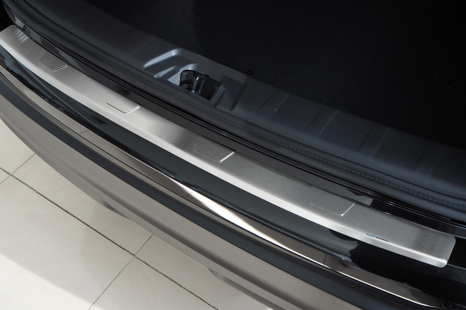 Bumperbeschermer geschikt voor Nissan Qashqai (J11) 2017-2021 RVS geborsteld