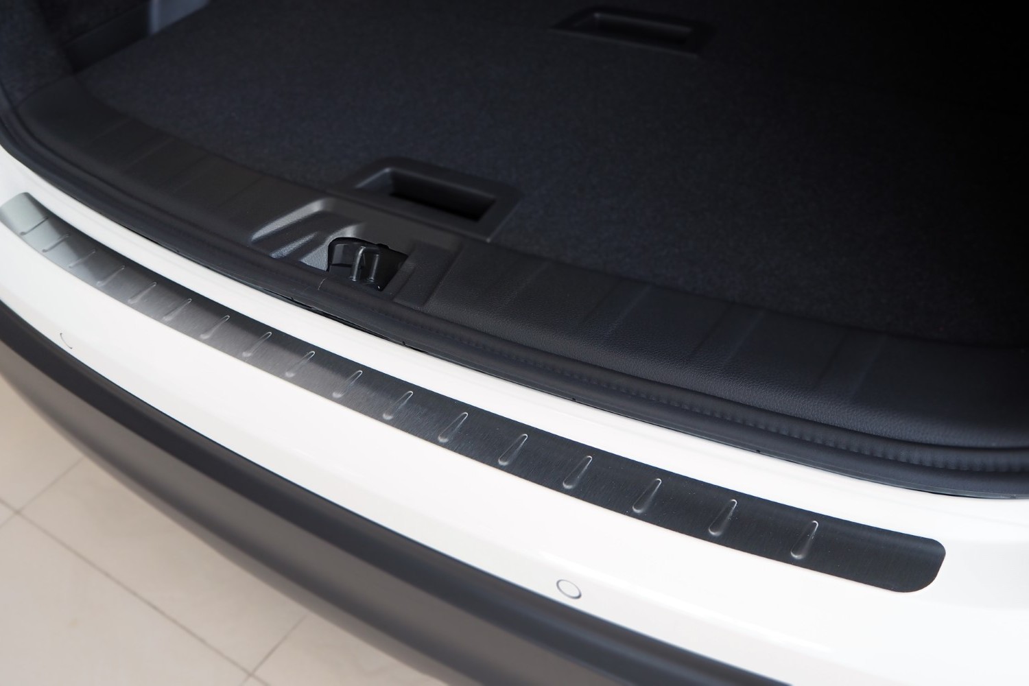 Bumperbeschermer geschikt voor Nissan Qashqai (J11) 2017-2021 RVS geborsteld