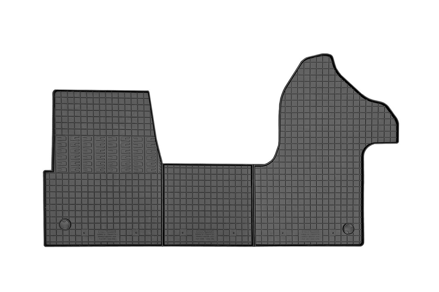 Car mats suitable for Nissan Interstar III 2024-present rubber