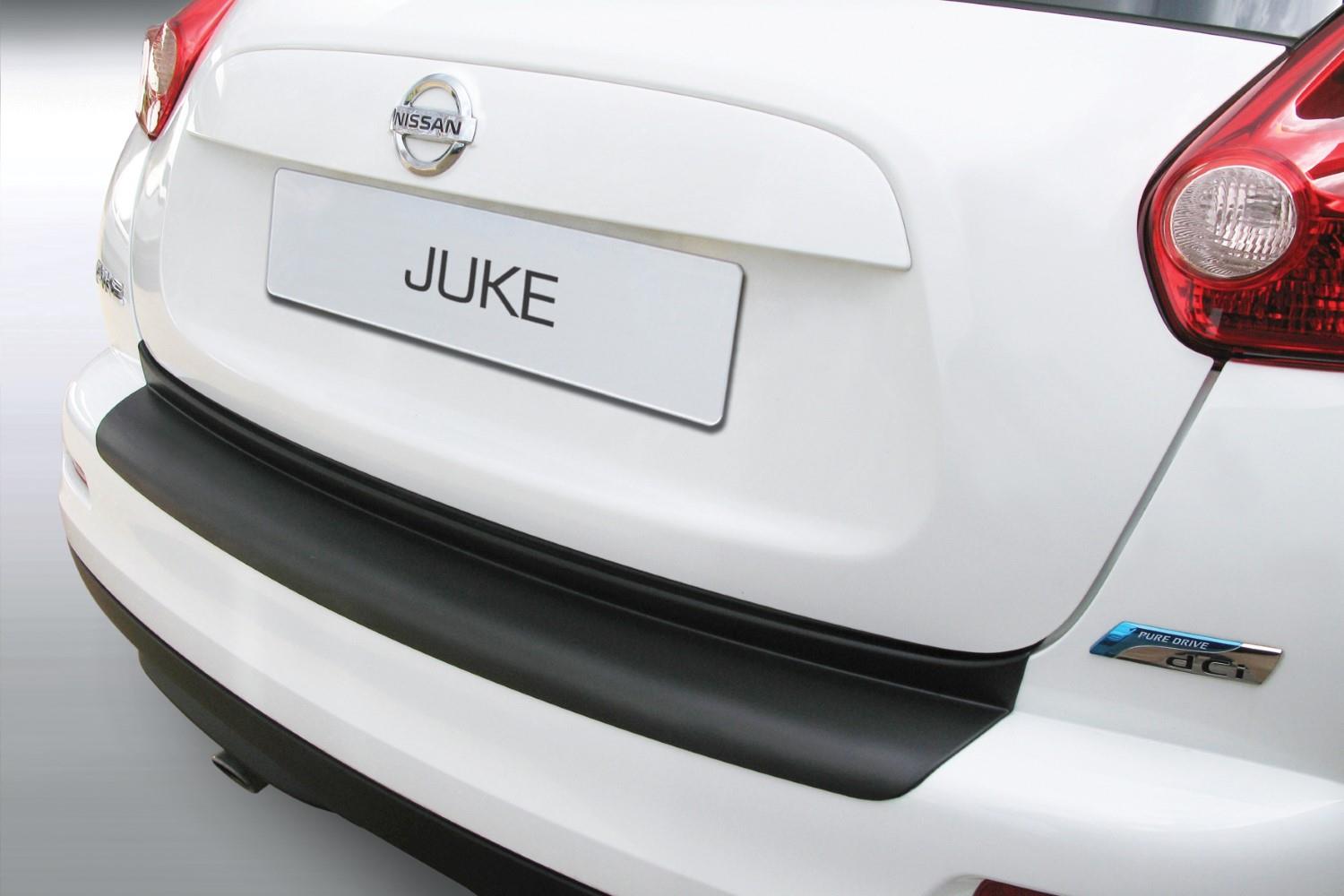 Rear bumper protector suitable for Nissan Juke (F15) 2010-2014 ABS - matt black