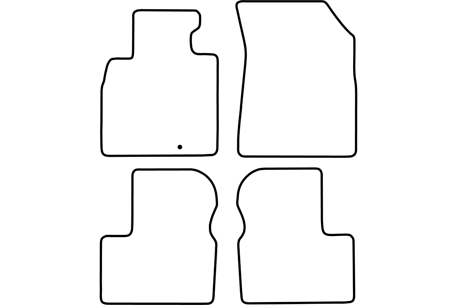 Car mats Nissan Micra (K13) velour CarPartsExpert