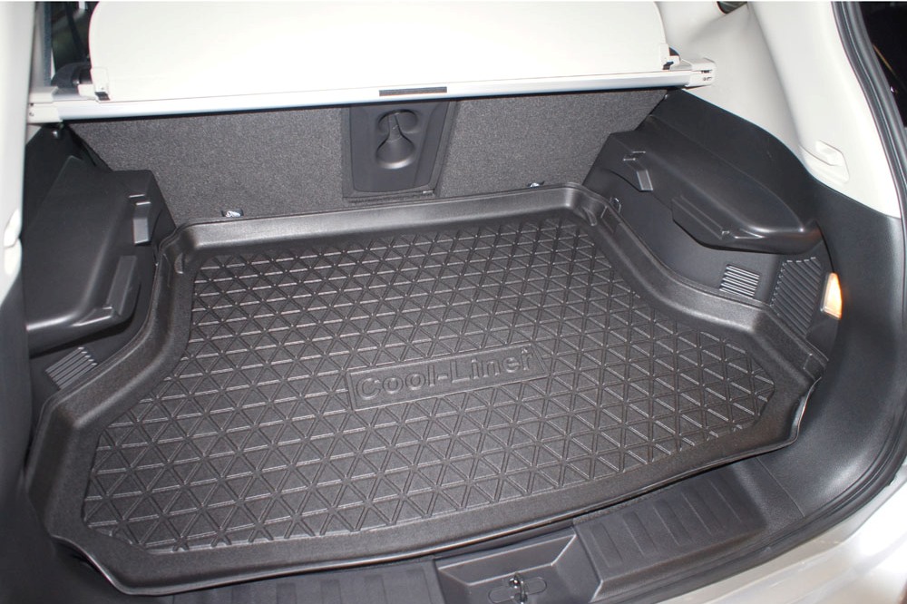  Coffre Voiture Tapis Tapis Coffre Voiture Cuir Spécial  Entièrement Recouverts sur Mesure pour Nissan pour X-Trail 2014-2021 Tapis Coffre  Doublure Coffre Arrière Coffre Protection Housse (Couleur : Be