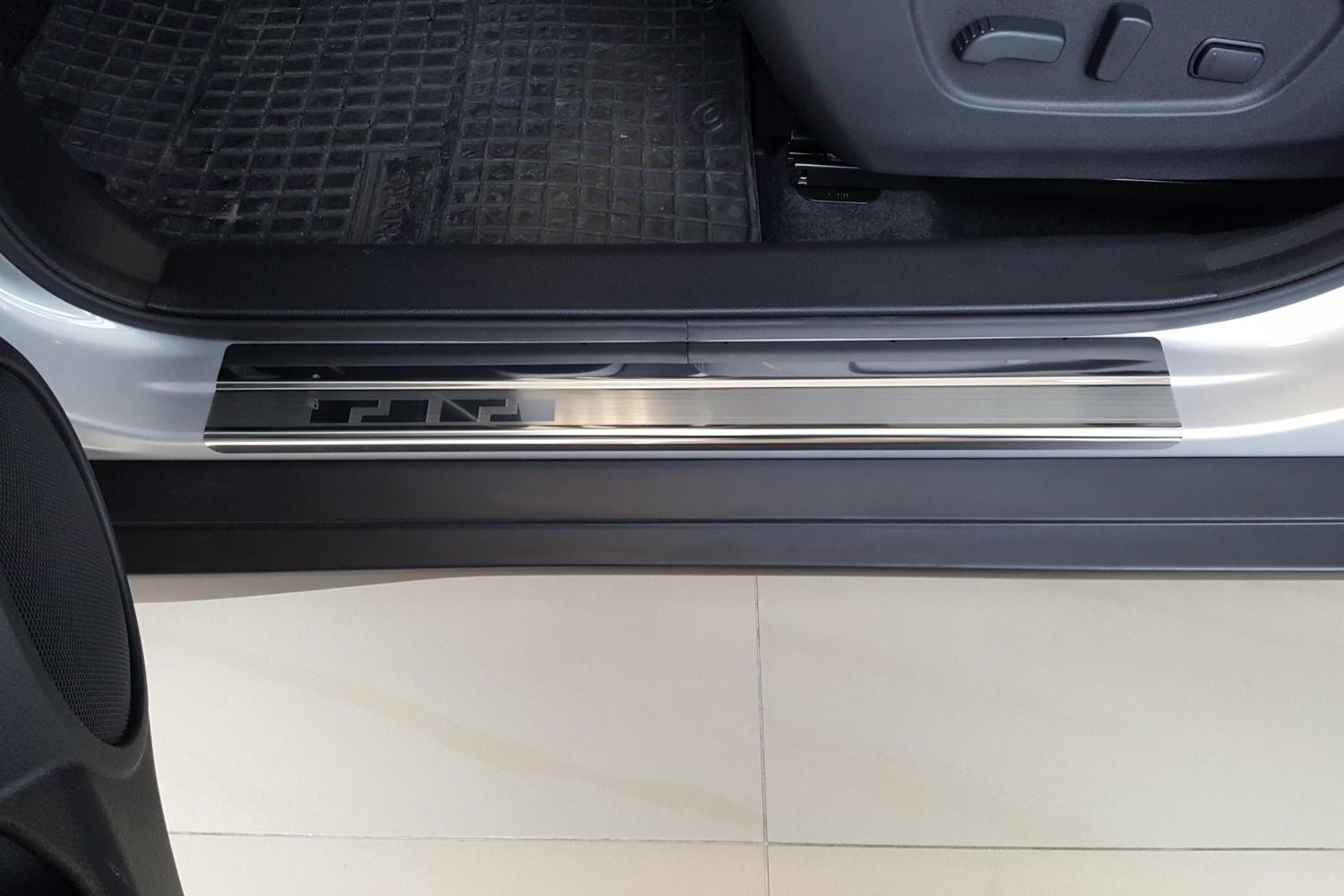 Instaplijsten geschikt voor Nissan X-Trail III (T32) 2013-2021 RVS geborsteld