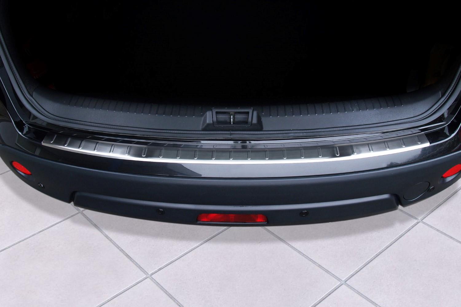 Nissan Qashqai (J10) 2007-2013 rear bumper protector stainless steel (NIS8QABP) (2)