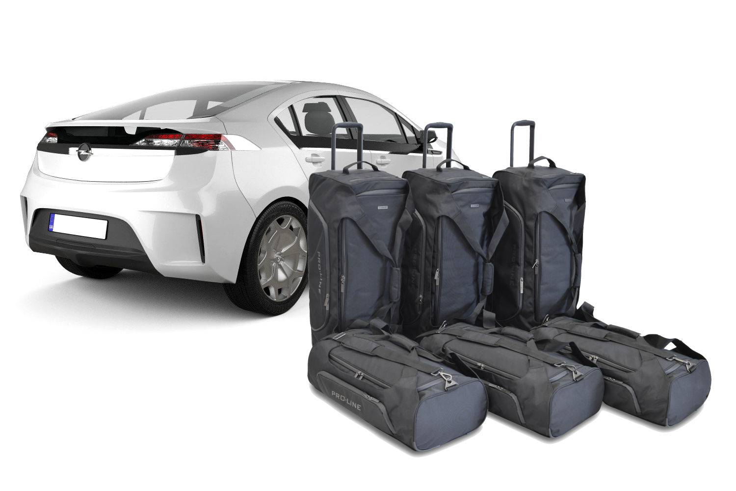Reisetaschenset passend für Opel Ampera 2012-2016 5-Türer Schrägheck Pro.Line