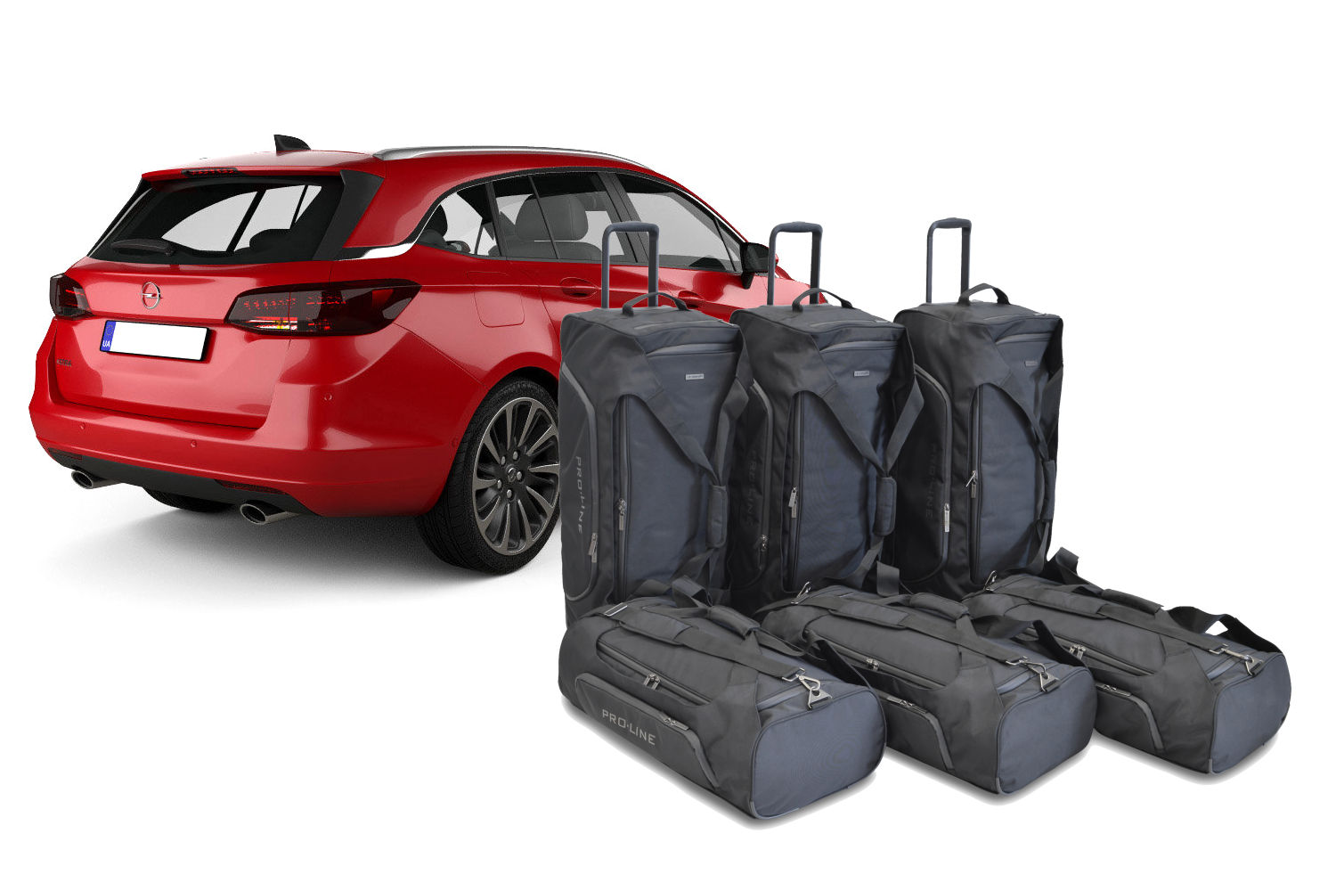 Set de sacs de voyage convient à Opel Astra K Sports Tourer 2015-2021 break Pro.Line