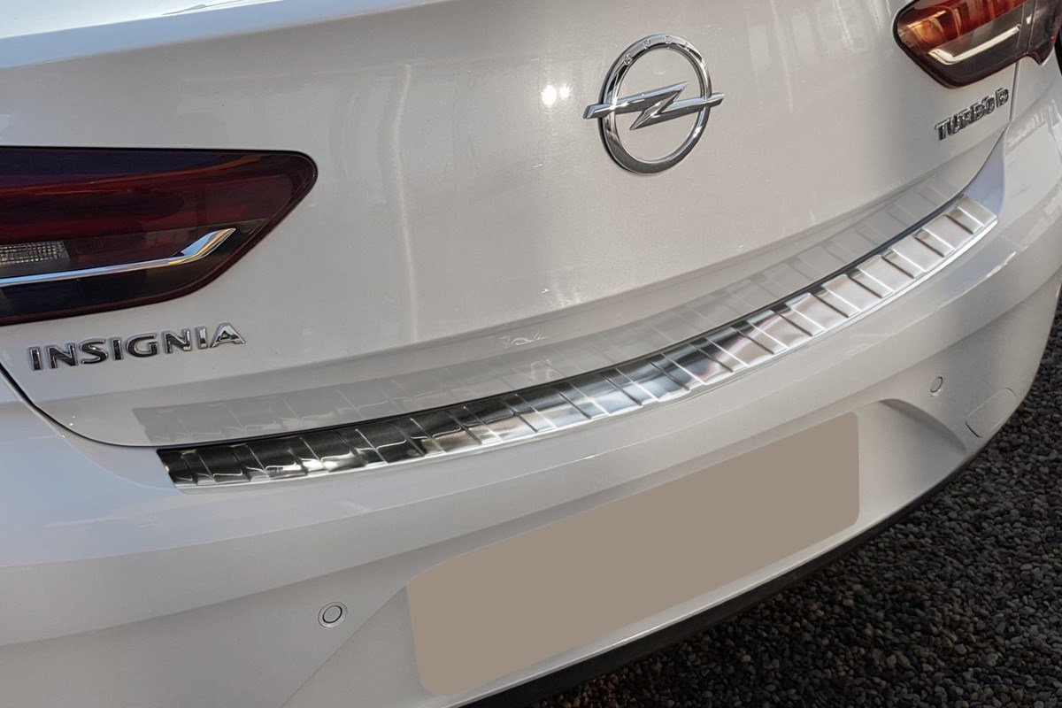Rear bumper protector Opel Insignia B Grand Sport 2017-2022 5-door hatchback stainless steel
