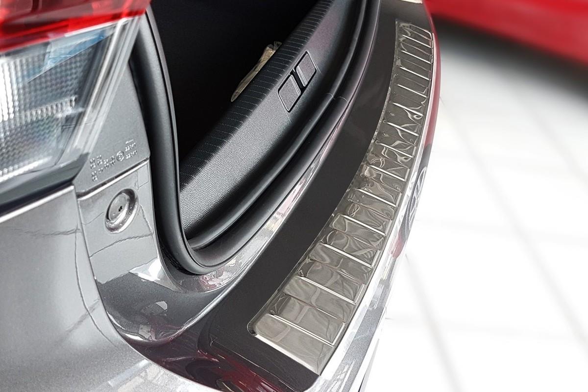 Rear bumper protector Opel Corsa F 2019-present stainless steel (OPE16COBP) (2)