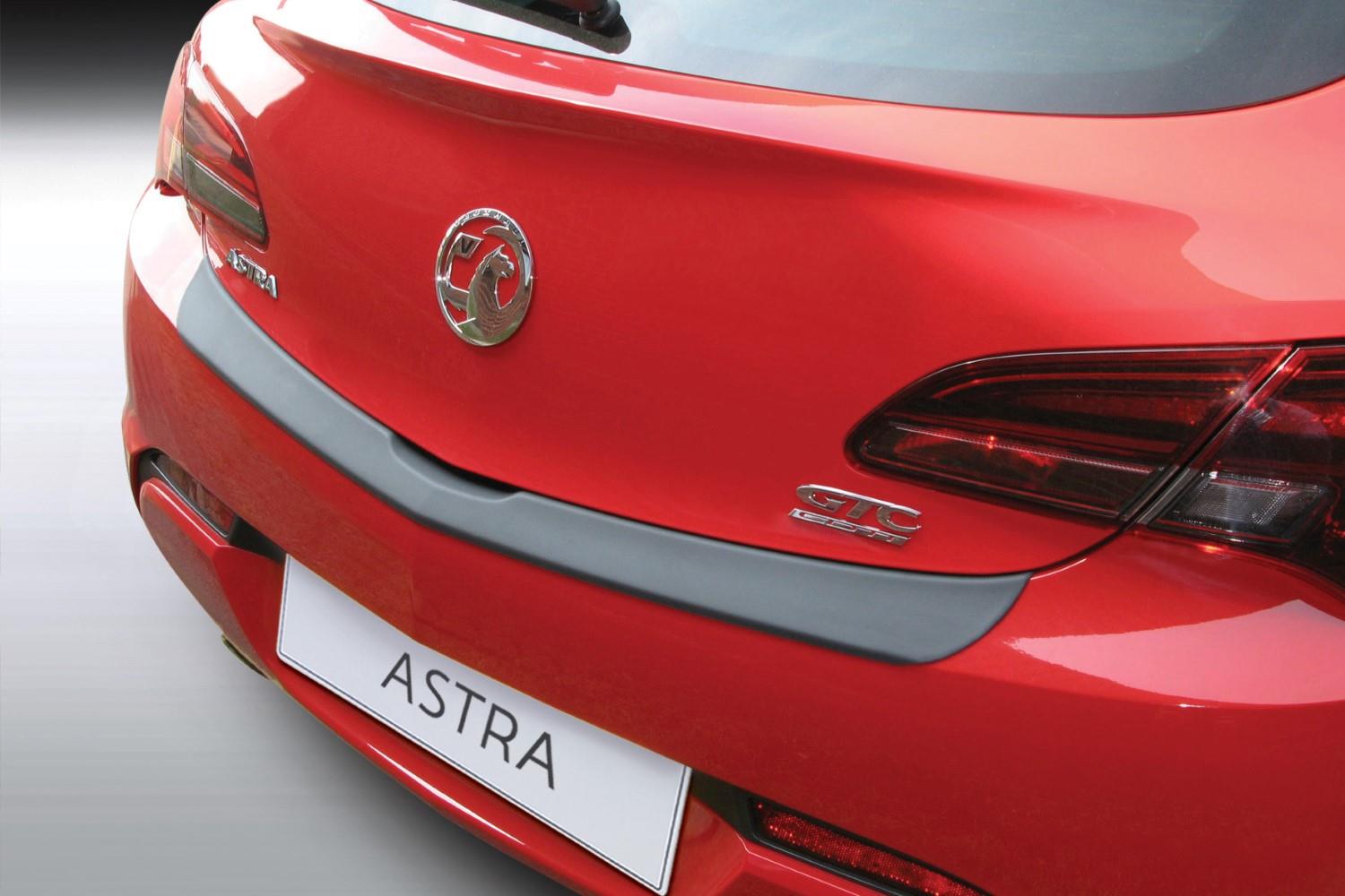 Ladekantenschutz passend für Opel Astra J GTC 2012-2018 3-Türer Schrägheck ABS - Mattschwarz