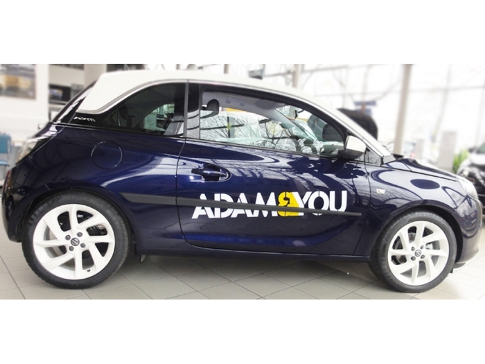 Door protectors Opel Adam 2013-2019 3-door hatchback set