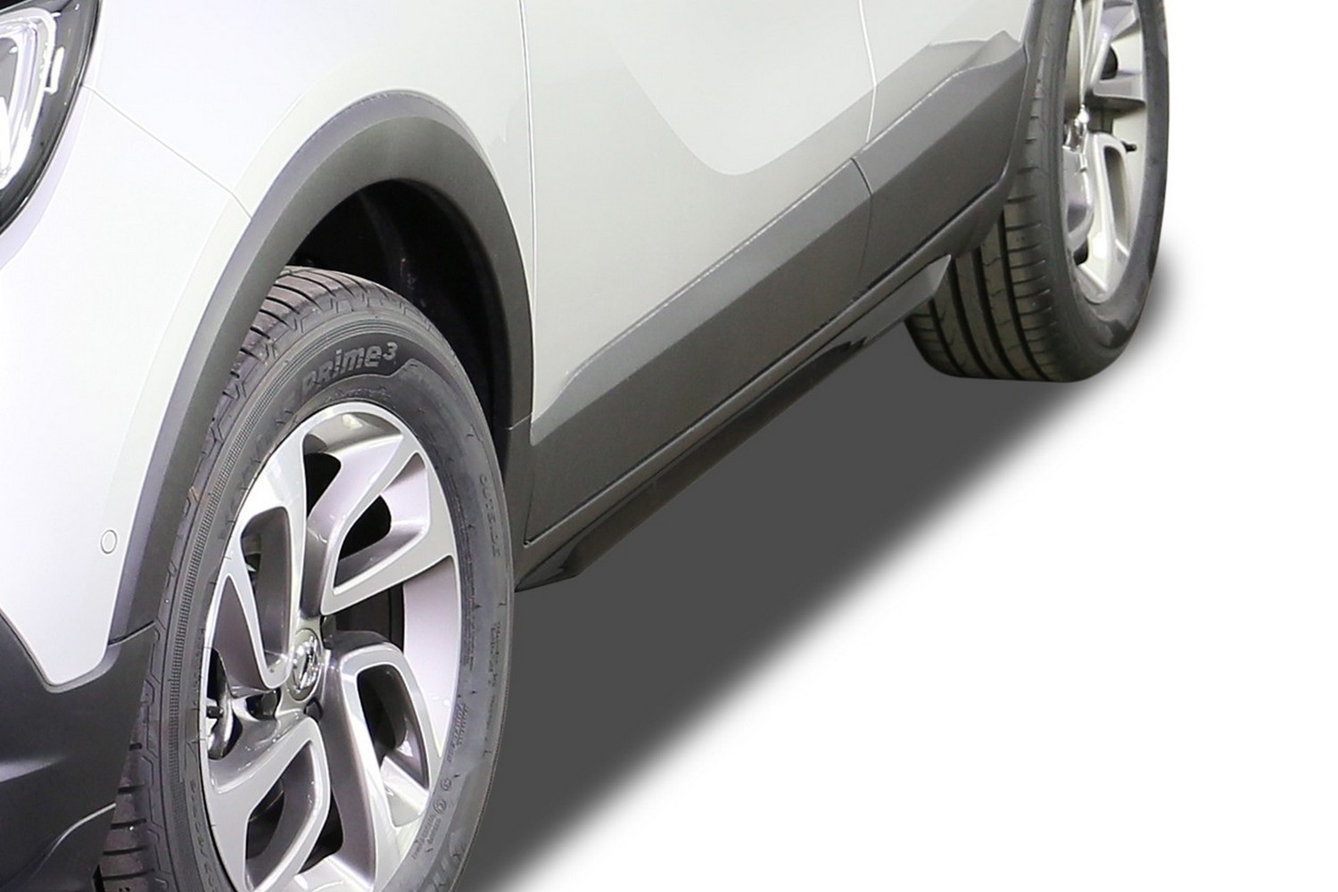 Sideskirts geschikt voor Opel Crossland X 2017-heden &#34;Slim&#34; ABS