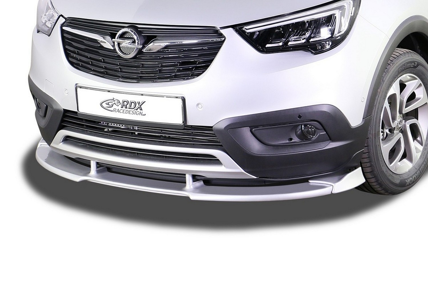 Voorspoiler geschikt voor Opel Crossland X 2017-heden Vario-X PU