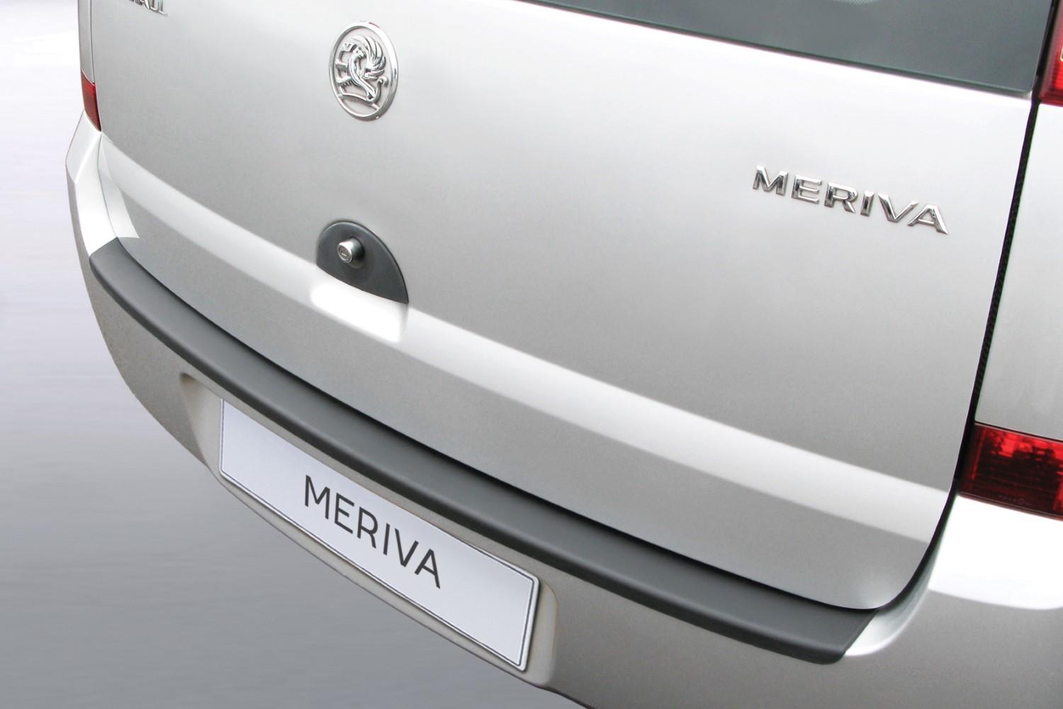 Bumperbeschermer geschikt voor Opel Meriva A 2003-2010 ABS - matzwart