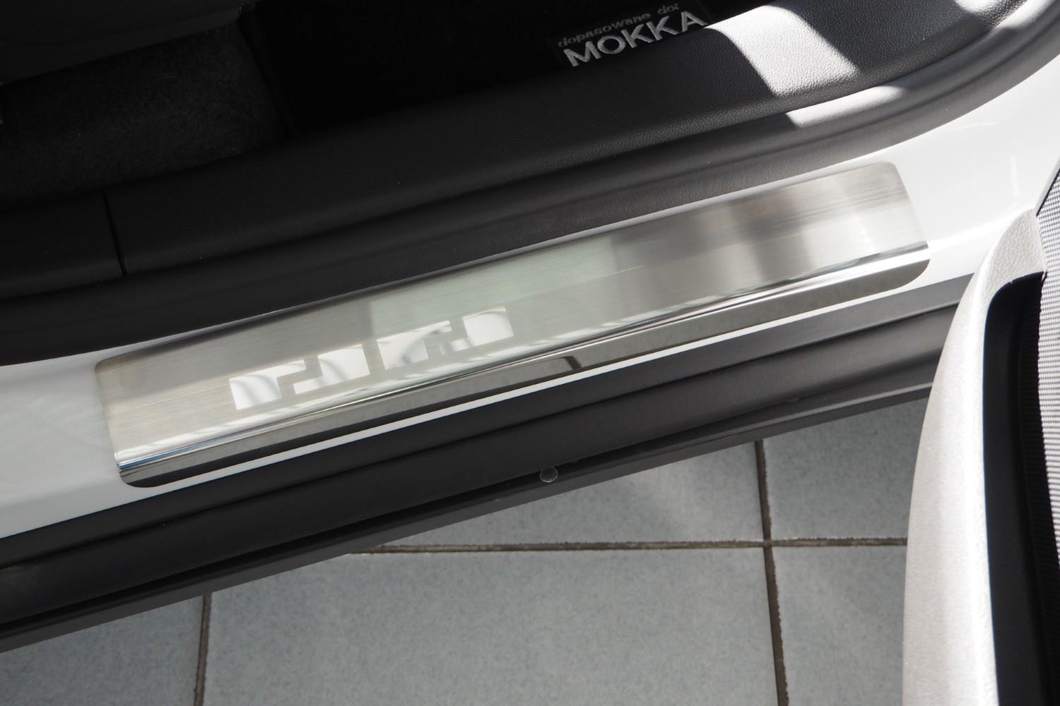 Instaplijsten geschikt voor Opel Mokka - Mokka X 2012-2019 RVS geborsteld