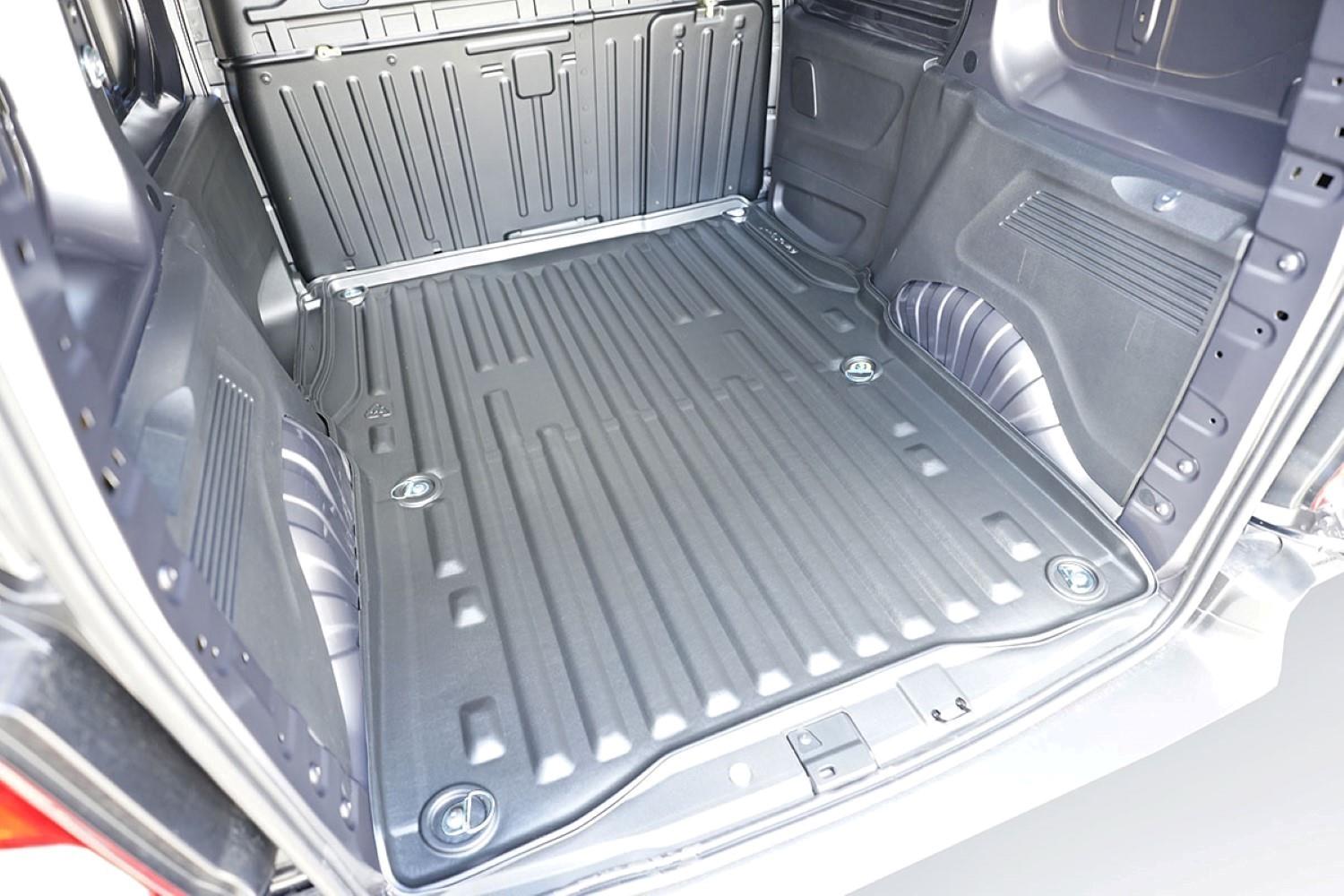 Kofferraummatte Antirutisch passend für den Opel Combo D Eine Tür hinten,  mit der Möglichkeit, ein mittleres Regal im Kofferraum zu platzieren, 5  Sitze 2012-2018 Antirutsch