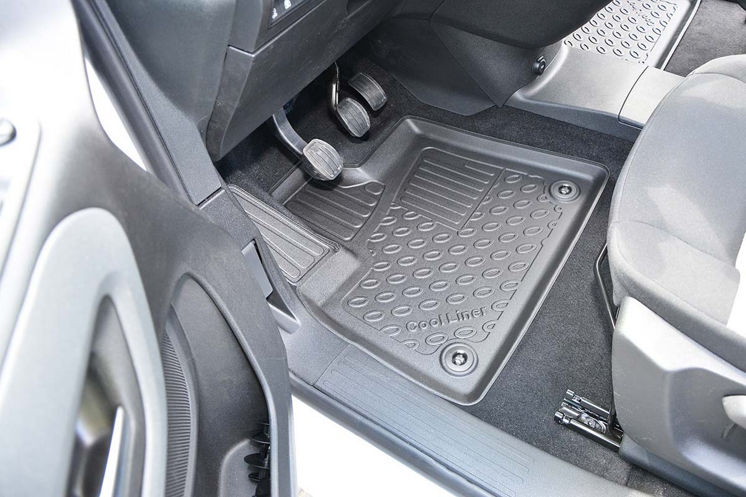 Car mats suitable for Opel Combo E Life 2018-present Cool Liner PE/TPE rubber (OPE2CMFM-C) (2)