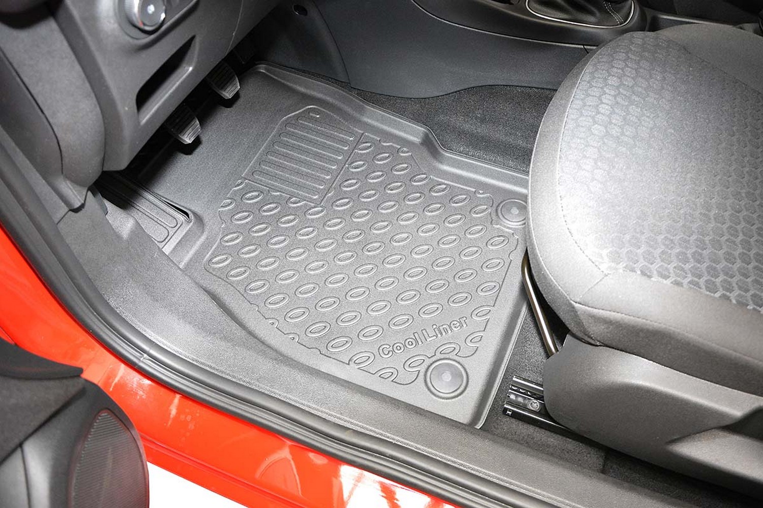 Car mats suitable for Opel Corsa E 2014-2019 3 & 5-door hatchback Cool Liner PE/TPE rubber (OPE2COFM-C) (2)