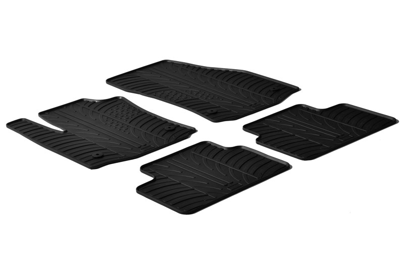 Fußmatten passend für Opel Meriva B 2010-2017 Rubbasol Gummi