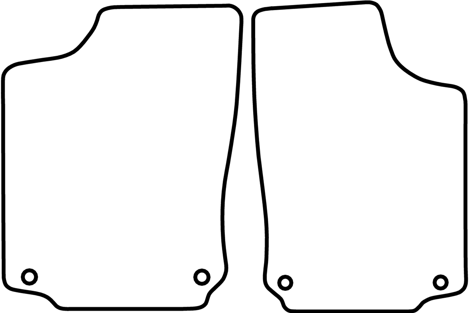 Car mats Opel Tigra TwinTop B lux. velour CarPartsExpert