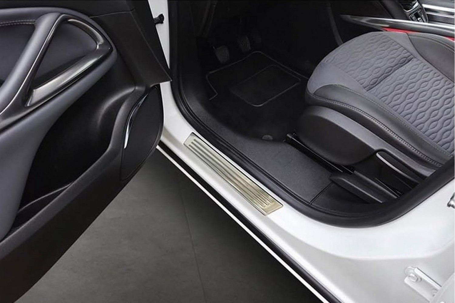 Instaplijsten geschikt voor Opel Zafira Tourer C 2011-2019 wagon RVS geborsteld 4-delig