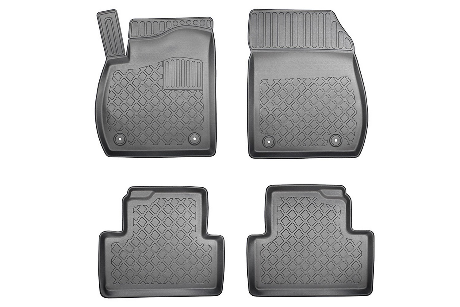 Car mats suitable for Opel Zafira Tourer C 2011-2019 Guardliner PE/TPE rubber
