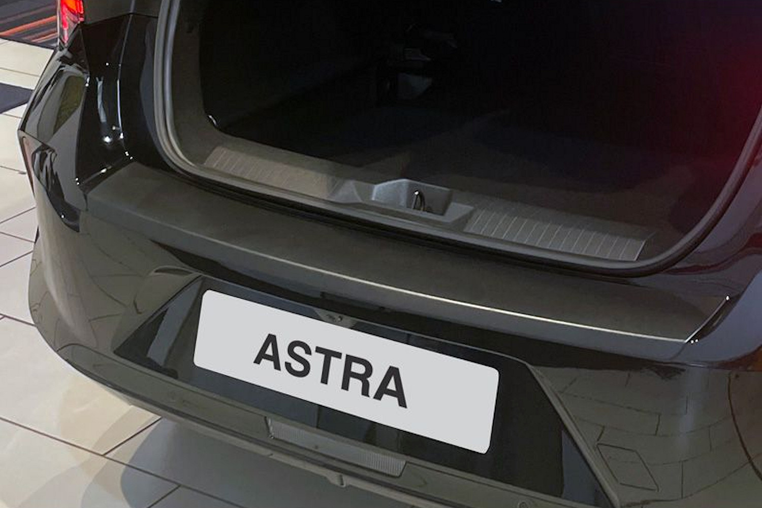 Bumperbeschermer Opel Astra L 2021-heden 5-deurs hatchback ABS - matzwart