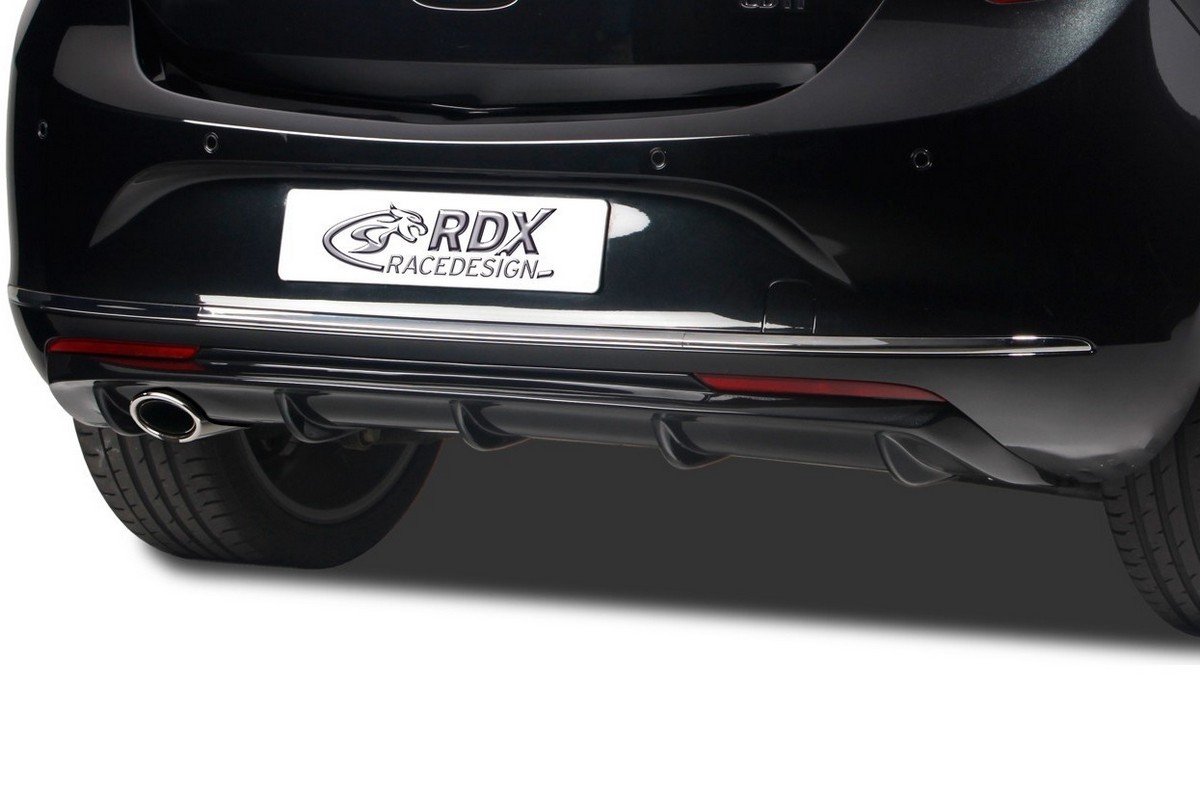 Rear diffuser Opel Astra J 2009-2015 5-door hatchback PU