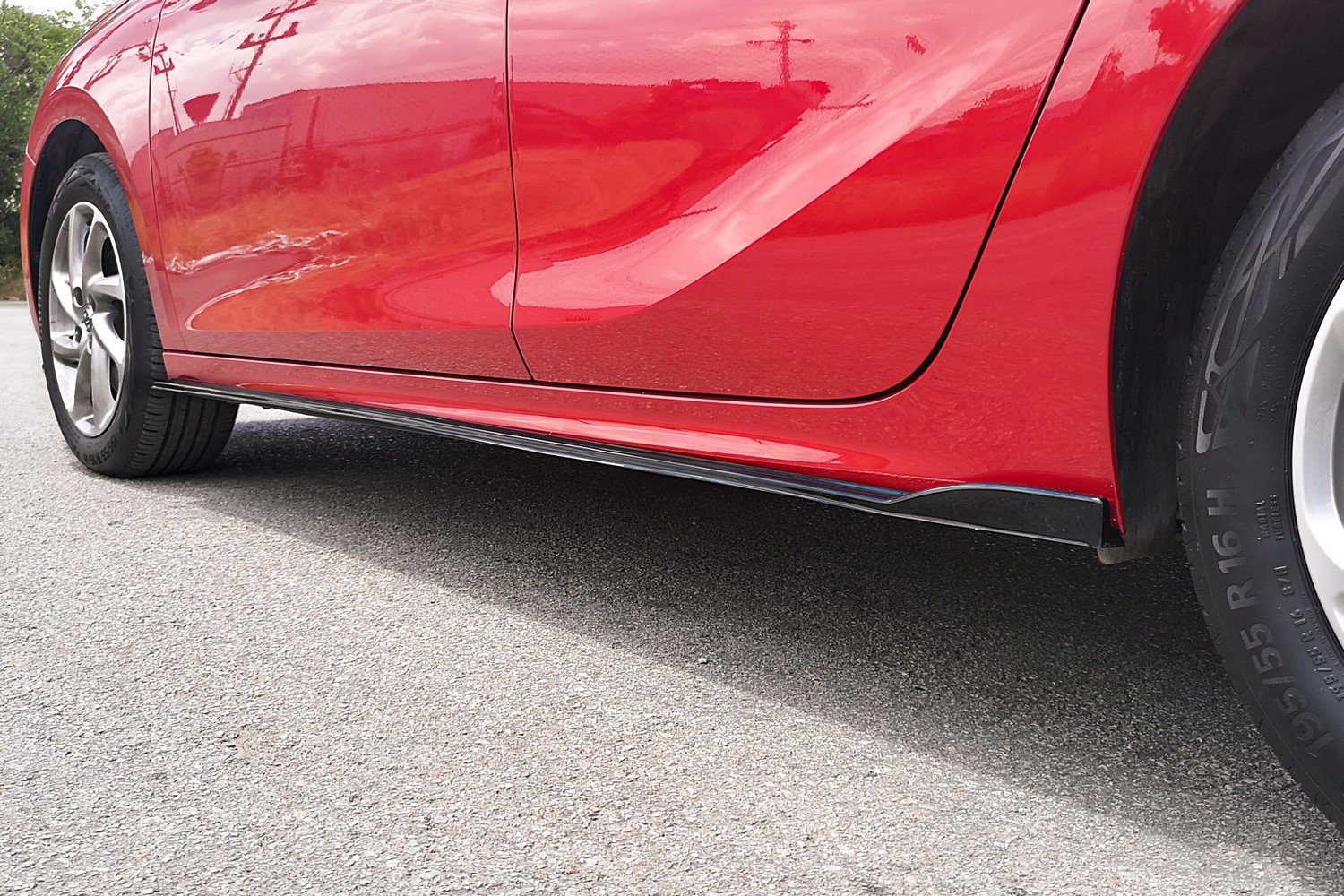 Side skirts Opel Corsa F 2019-present 5-door hatchback ABS (3) Side skirts Opel Corsa F 2019-present 5-door hatchback ABS (3)