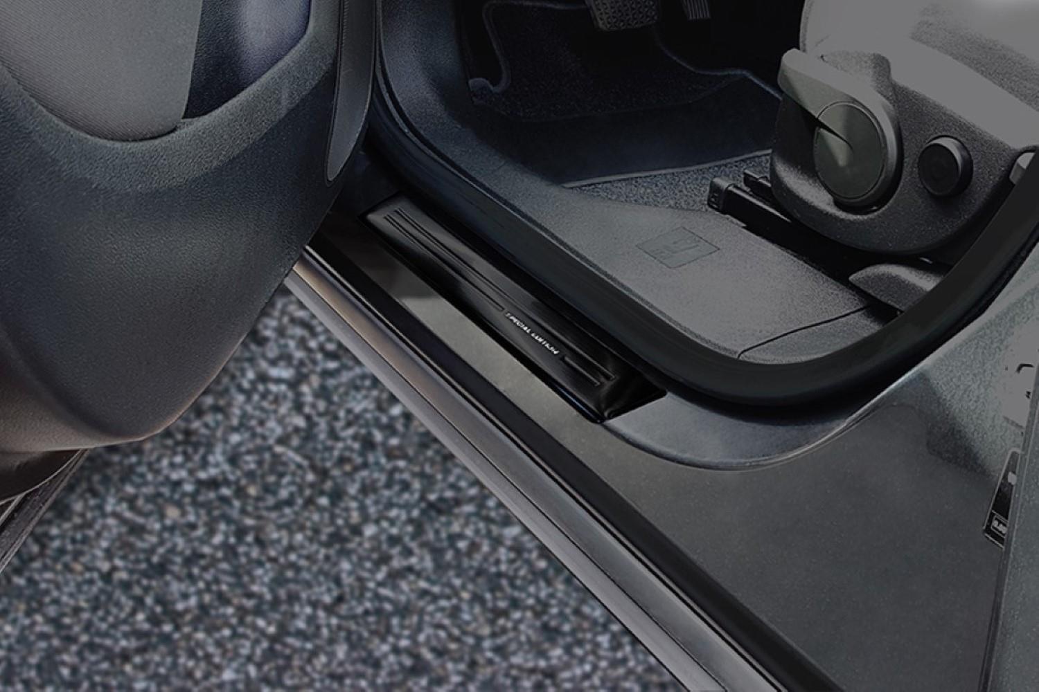 Instaplijsten geschikt voor Opel Zafira Tourer C 2011-2019 RVS geborsteld antraciet 4-delig