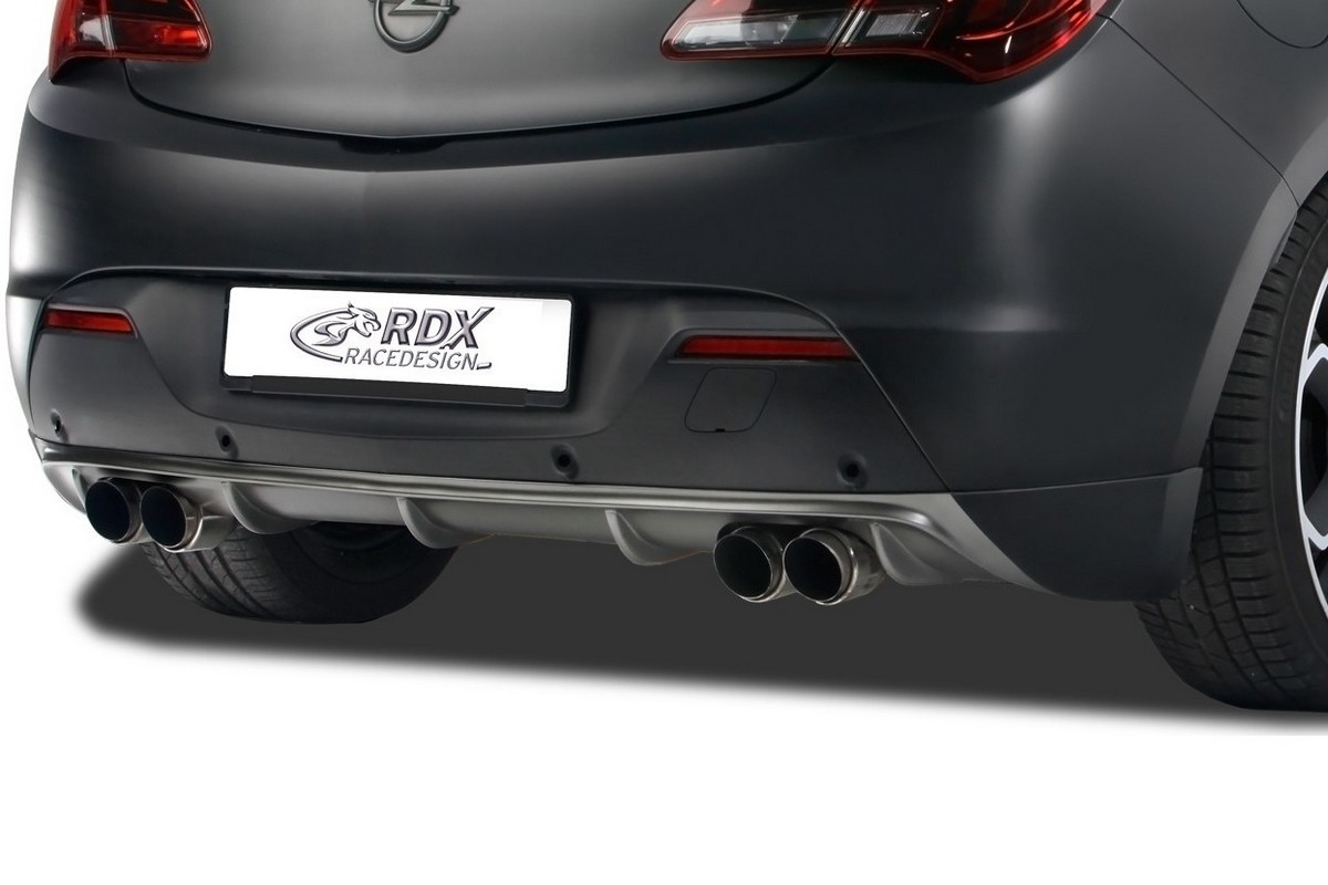 Rear diffuser suitable for Opel Astra J GTC 2012-2018 3-door hatchback PU