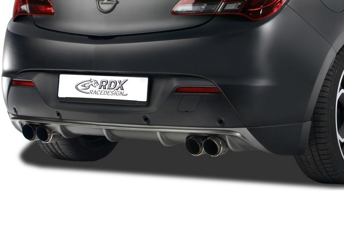 Rear diffuser Opel Astra J GTC 2011-2015 3-door hatchback PU