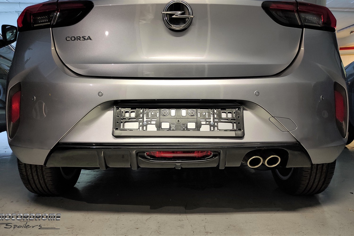 Diffuseur arrière Opel Corsa F 2019-présent 5 portes bicorps ABS