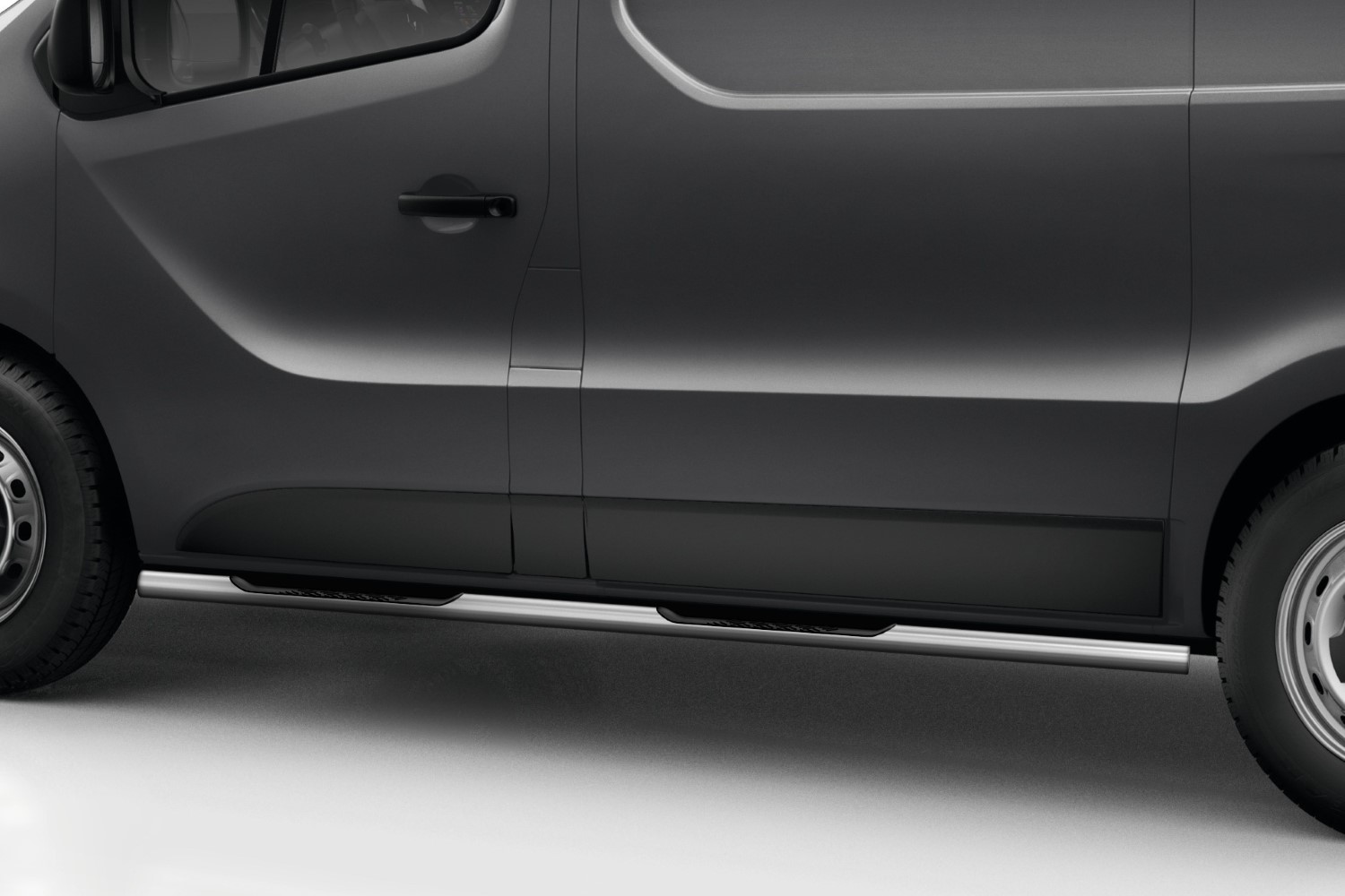 Side bars Opel Vivaro B polished CarPartsExpert