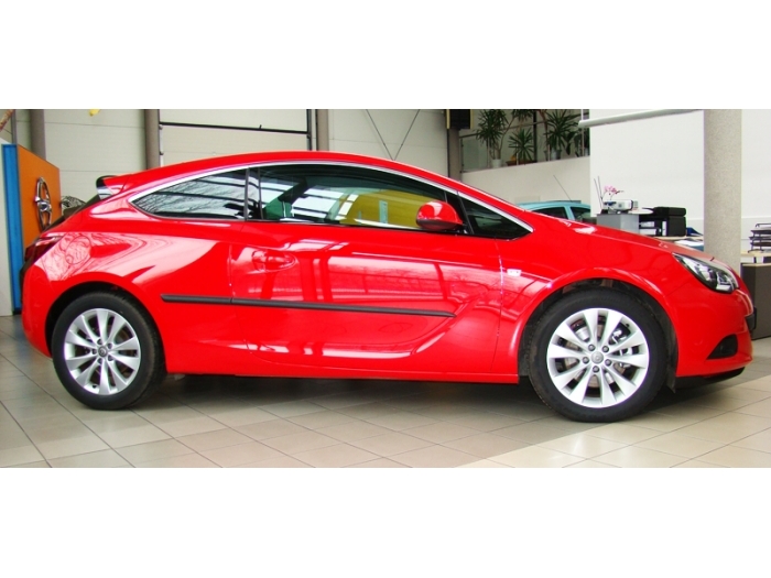Baguettes protection convient à Opel Astra J GTC 2012-2018 3 portes bicorps ensemble