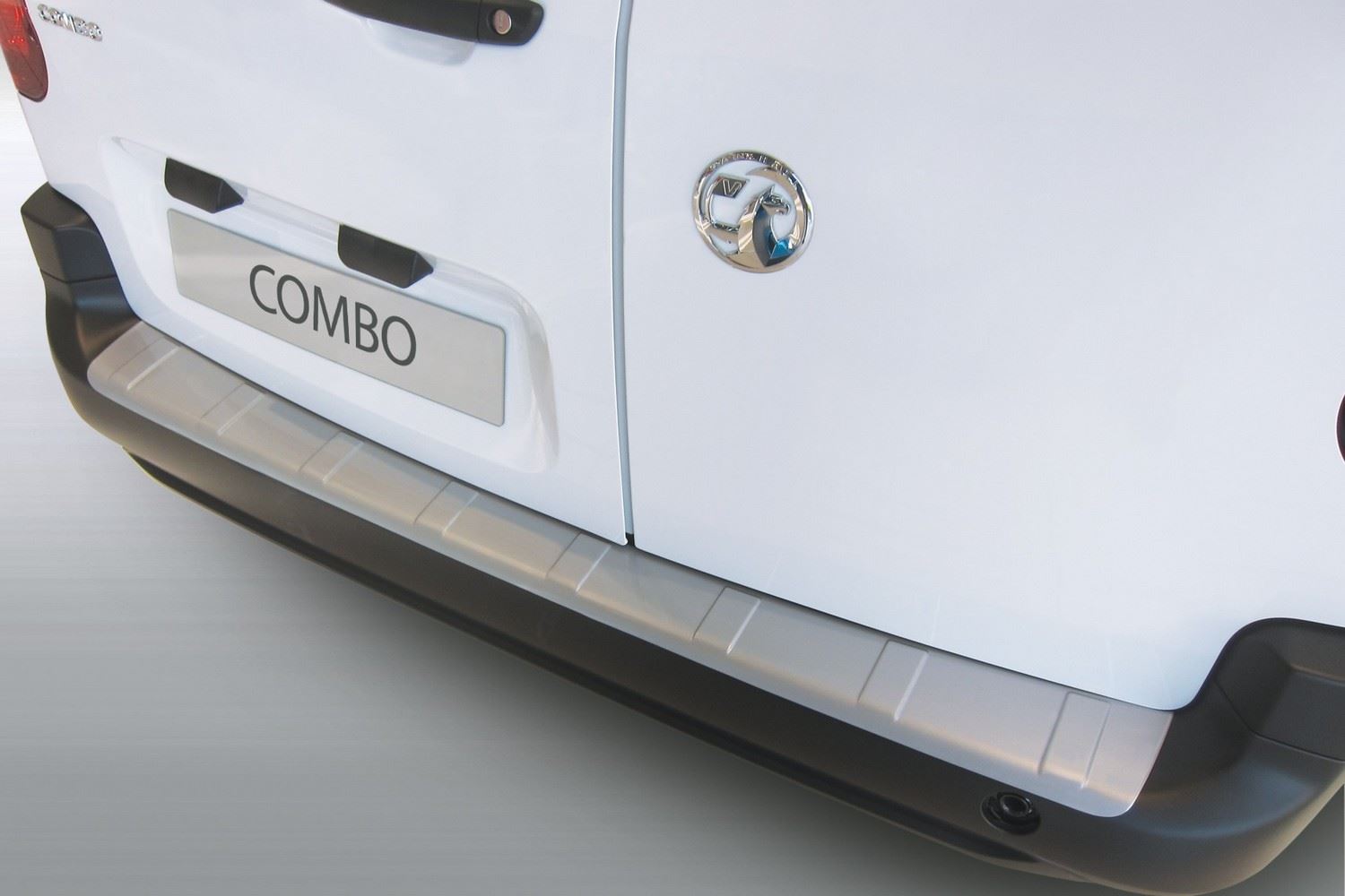 Rear bumper protector suitable for Opel Combo E life 2018-present ABS - matt black