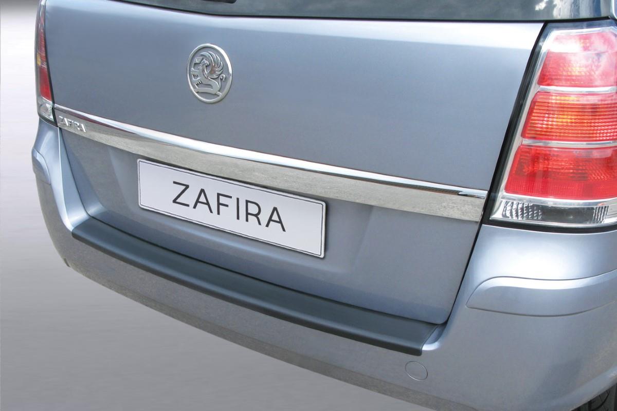 Rear bumper protector Opel Zafira B 2005-2011 5-door hatchback ABS - matt black