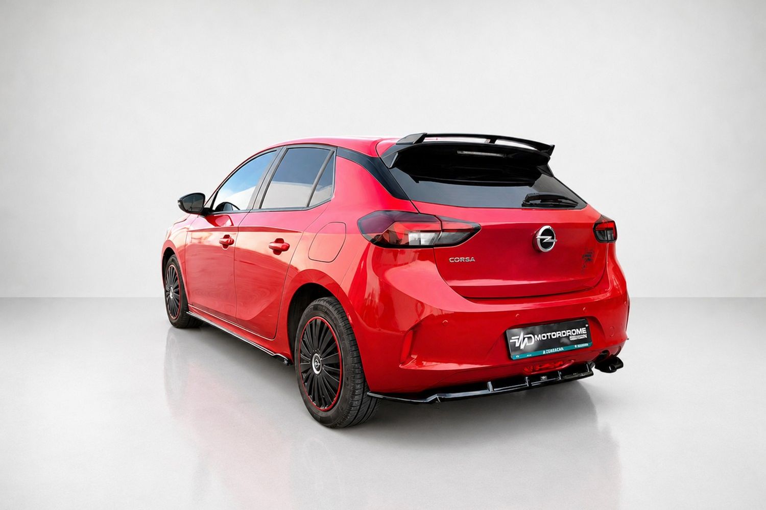 Rear diffuser Opel Corsa F 2019-present 5-door hatchback ABS - painted (2)