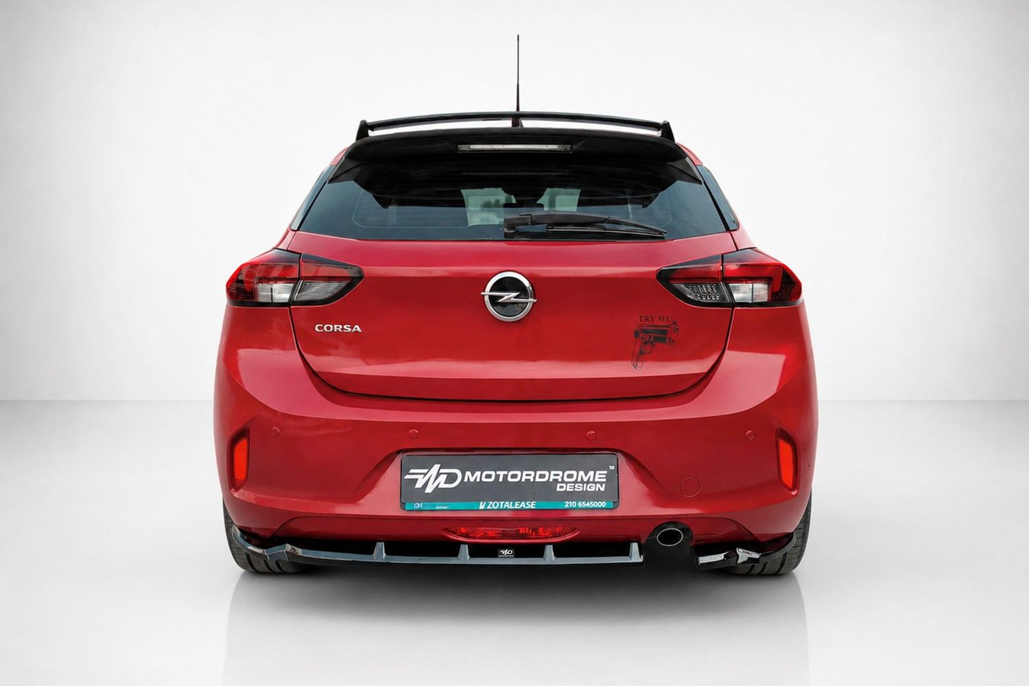 Rear diffuser Opel Corsa F 2019-present 5-door hatchback ABS - painted (3)