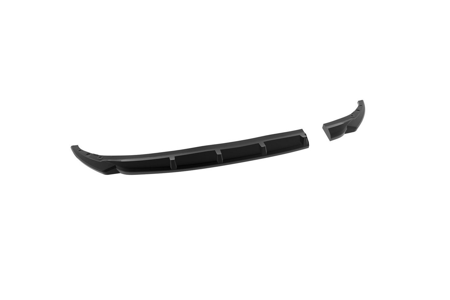 Rear diffuser Opel Corsa F 2019-present 5-door hatchback ABS - painted (4)