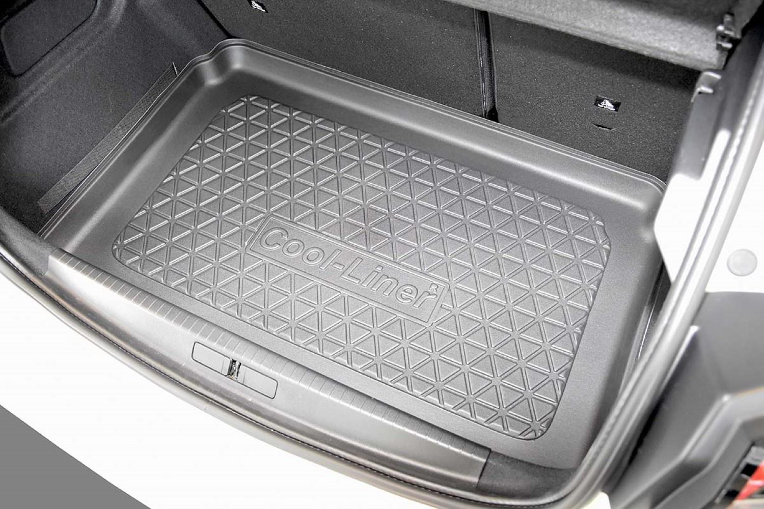 Boot mat Opel Corsa F 2019-present 5-door hatchback Cool Liner anti slip  PE/TPE rubber