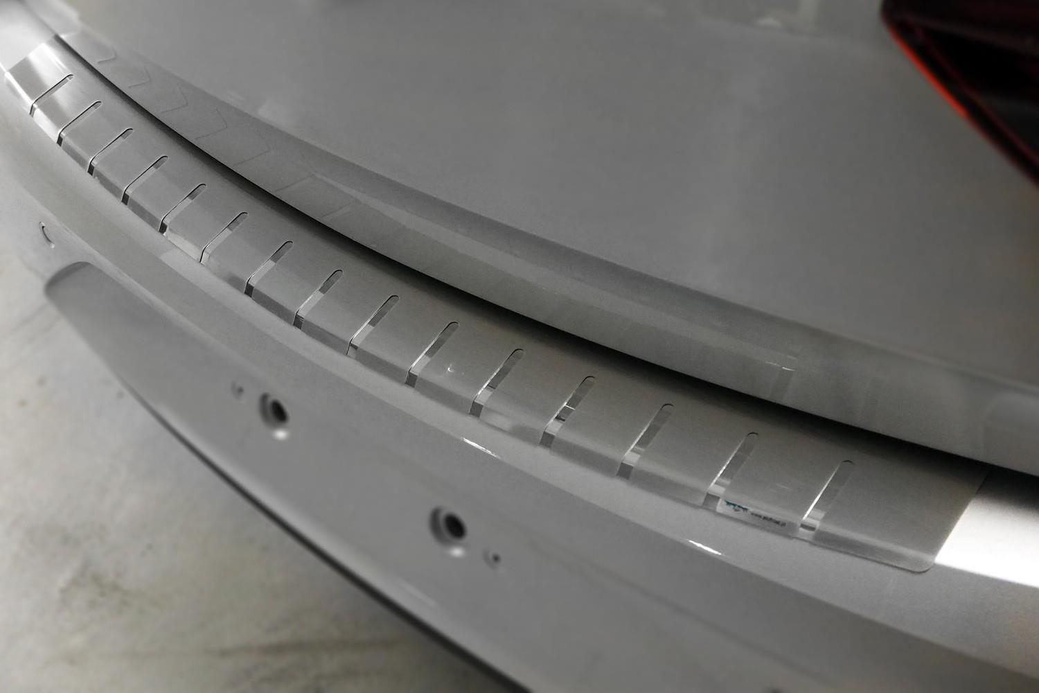 Rear bumper protector suitable for Opel Insignia B Grand Sport 2017-2022 5-door hatchback stainless steel brushed